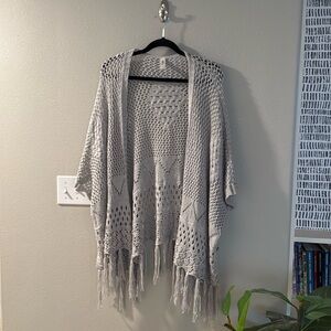 Crochet sweater wrap, Size S/M